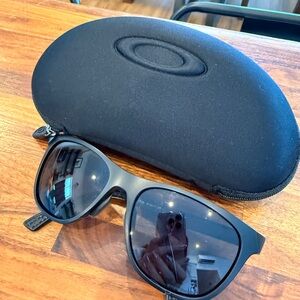 Oakley Leadline Matte Black Sunglasses with Case